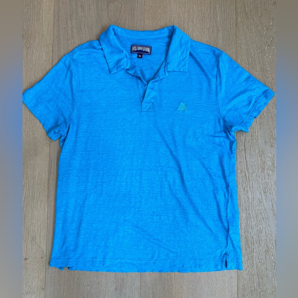 Vilebrequin shirt short sleeve size Medium blue
